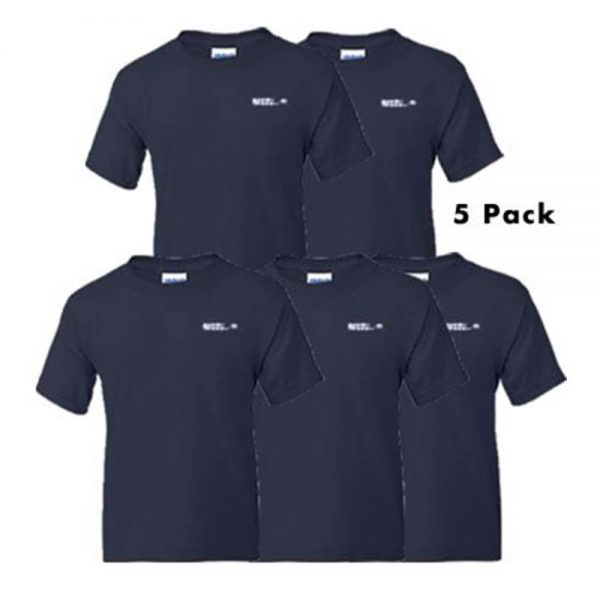 5 Pack - BWCCS2 Navy T-Shirt