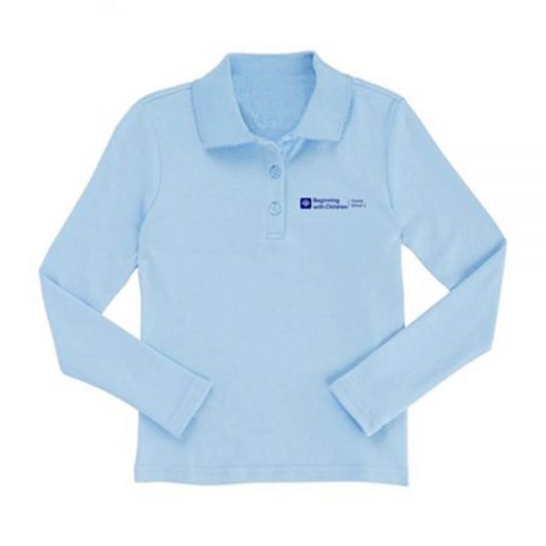 BWCCS2 Light Blue Long Sleeve Polo