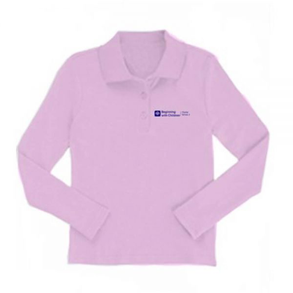 BWCCS2 Pink Long Sleeve Polo