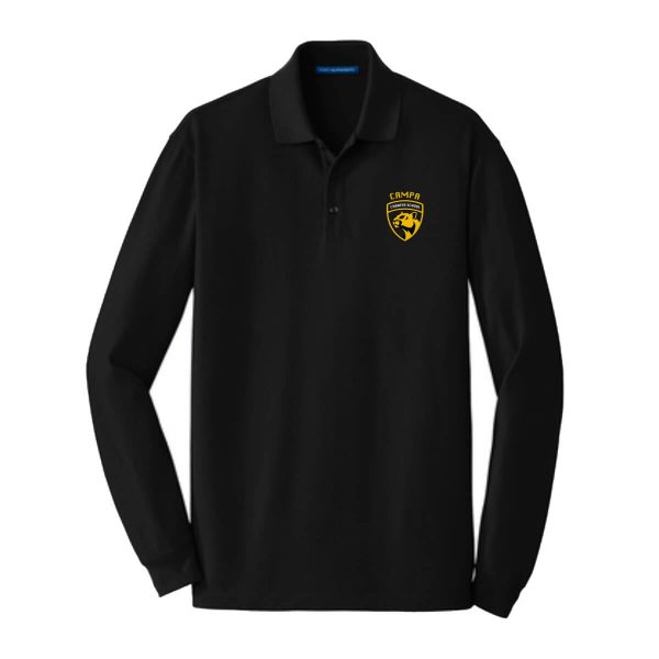 6th/7th Grade - CAMPA BLACK Long Sleeve Polo