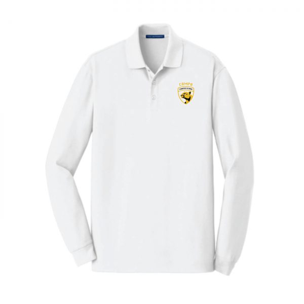8th Grade - CAMPA WHITE Long Sleeve Polo