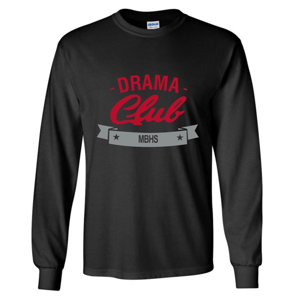 Millennium BK HS Drama Club Long Sleeve Tee - Black
