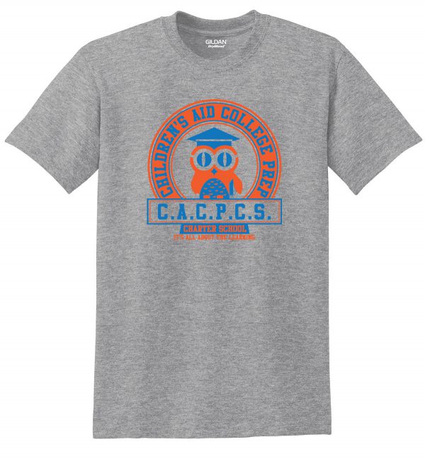 CACP Student Short Sleeve 50/50 Unisex Tee - Athletic Gray
