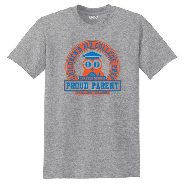 CACP Short Sleeve 50/50 Unisex Tee - Athletic Gray