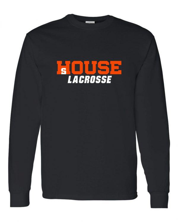 HOS Girls Lacrosse Long Sleeve Black Tee