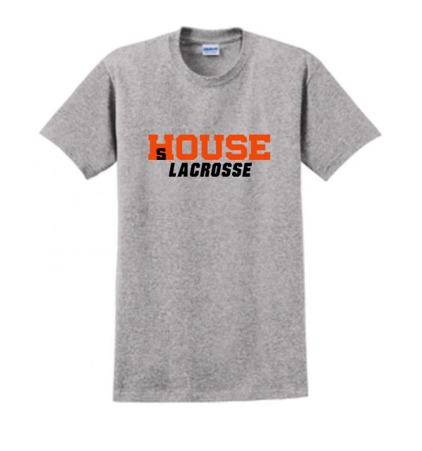 HOS Girls Lacrosse Short Sleeve Gray Tee