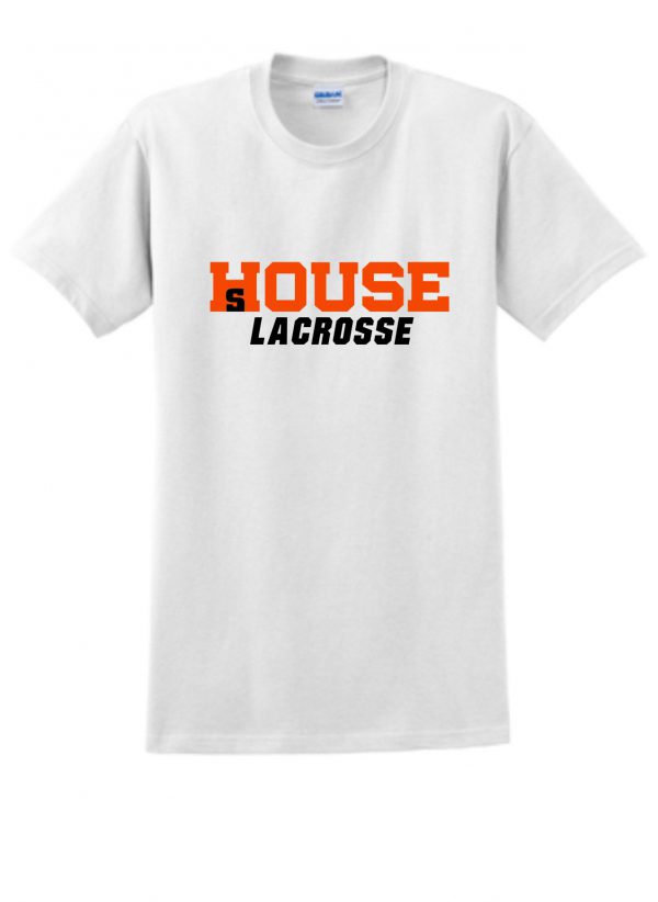 HOS Girls Lacrosse Short Sleeve White Tee