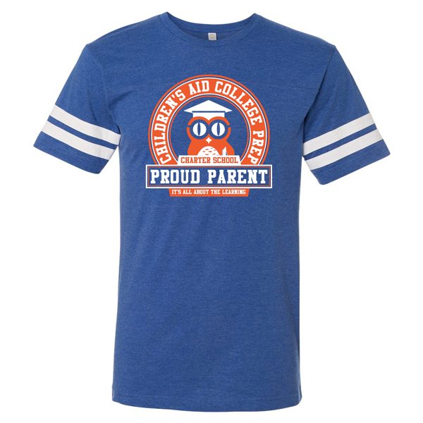Mens - CACP Fine Jersey Tee - Royal/White