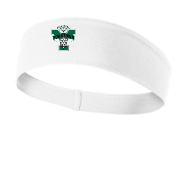 YHS Girls Basketball Headband - white