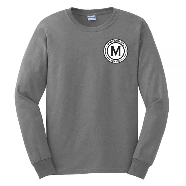 Gildan Ultra Cotton Long Sleeve Tee - Sport Gray