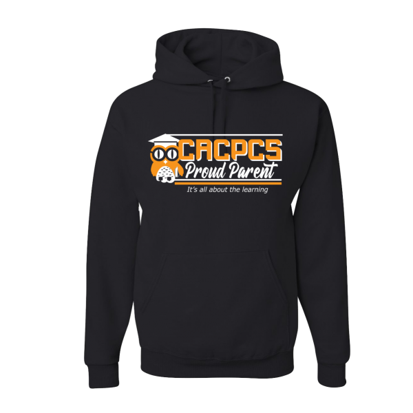 CACPCS Unisex Black Pullover Hoodie