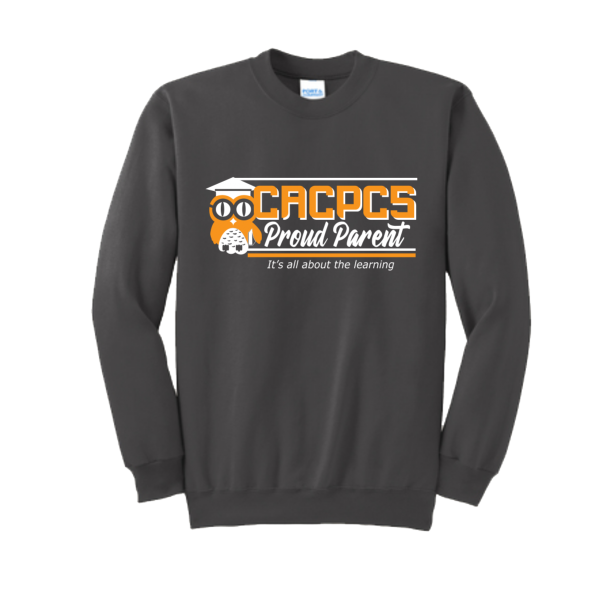 CACPCS Unisex Charcoal Crewneck Sweatshirt