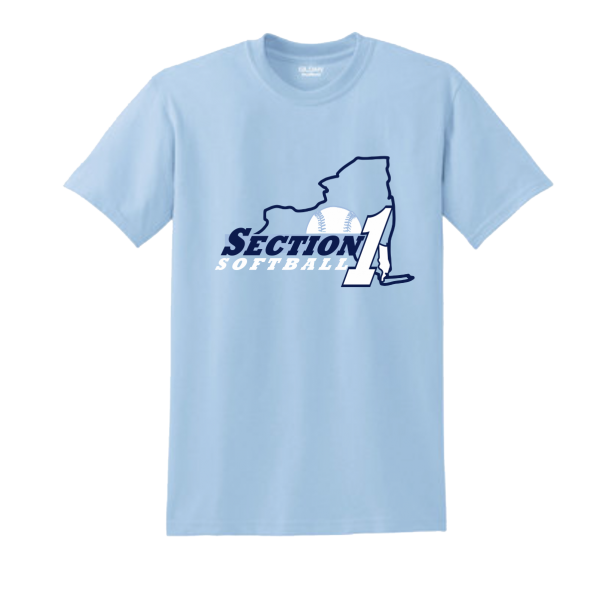 Section 1 Softball Unisex DryBlend Short Sleeve Tee
