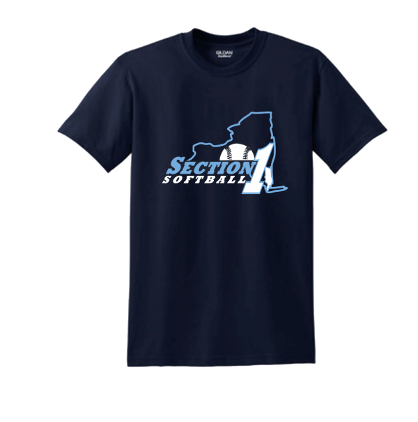 Section 1 Softball Unisex DryBlend Short Sleeve Tee