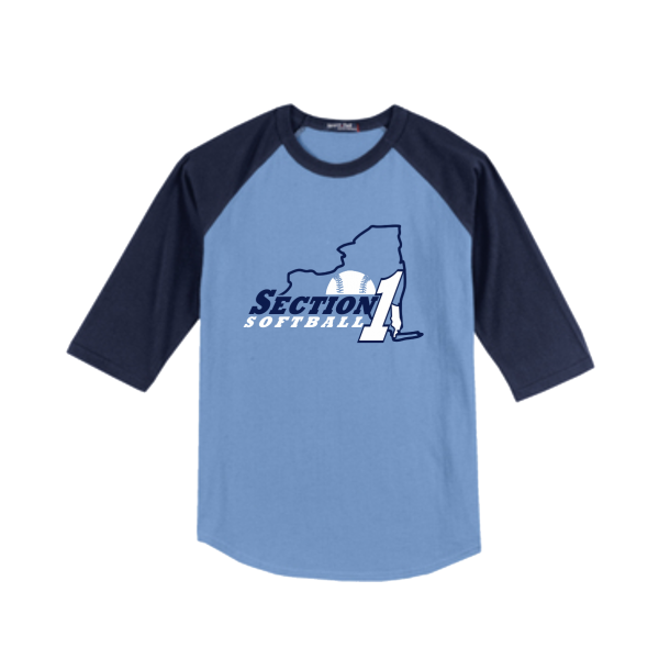 Section 1 Softball Colorblock Raglan Jersey