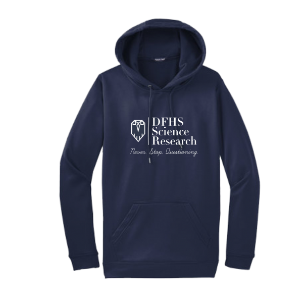 DF - Science Research Sport-Tek - Sport-Wick Fleece Hooded Pullover in Navy