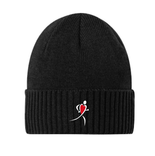 PTSMC Port Authority® Rib Knit Cuff Beanie in Black