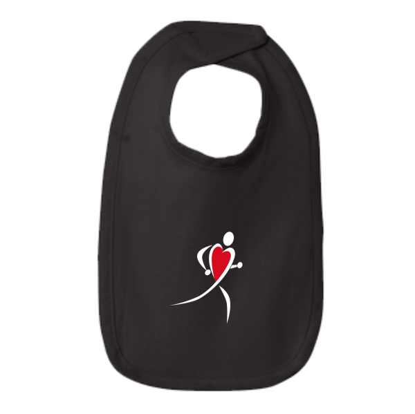PTSMC Rabbit Skins Infant Premium Jersey Bib in Black