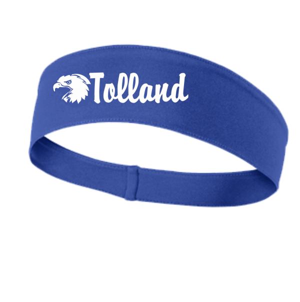 Tolland Eagles Basketball Sport-Tek Headband in Royal or White