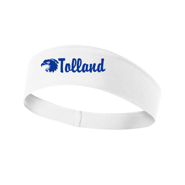 Tolland Eagles Basketball Sport-Tek Headband in Royal or White