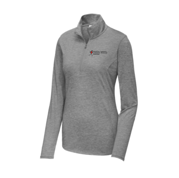 PTSMC - Ladies Sport-Tek ® PosiCharge ® Tri-Blend Wicking 1/4-Zip Pullover (screen print)