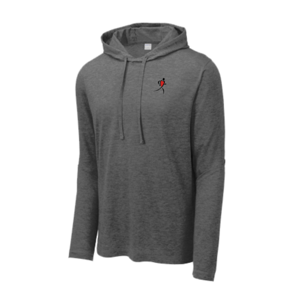 PTSMC - Men's Sport-Tek ® PosiCharge ® Tri-Blend Wicking Long Sleeve Hoodie (screen print)