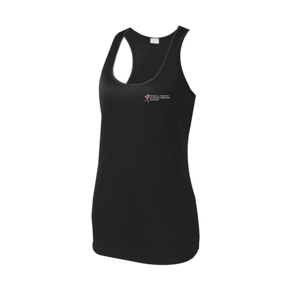 PTSMC Sport-Tek Ladies PosiCharge Competitor racerback tank- in Black, True Red, Hot Coral or True Royal (screen)