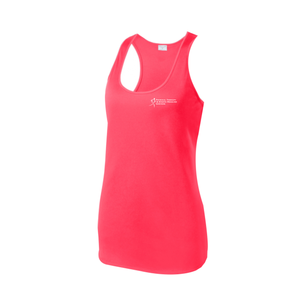 PTSMC Sport-Tek Ladies PosiCharge Competitor racerback tank- in Black, True Red, Hot Coral or True Royal (screen)