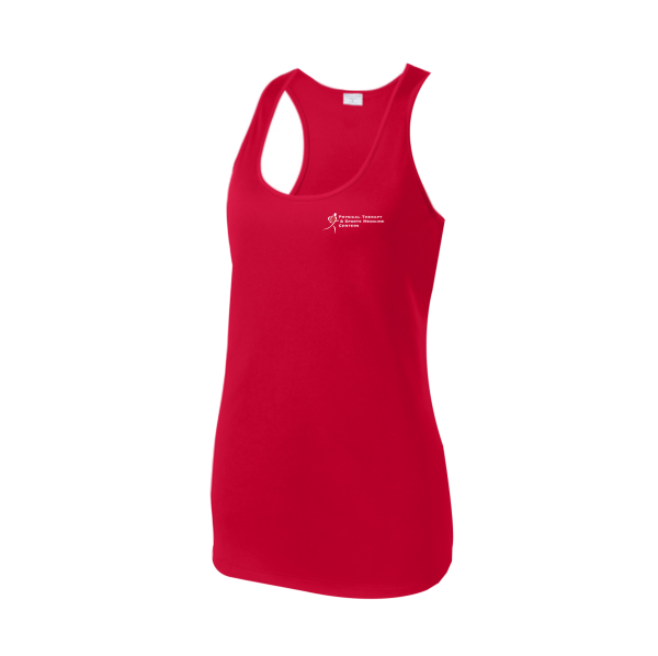 PTSMC Sport-Tek Ladies PosiCharge Competitor racerback tank- in Black, True Red, Hot Coral or True Royal (screen)