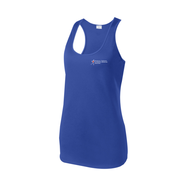 PTSMC Sport-Tek Ladies PosiCharge Competitor racerback tank- in Black, True Red, Hot Coral or True Royal (screen)