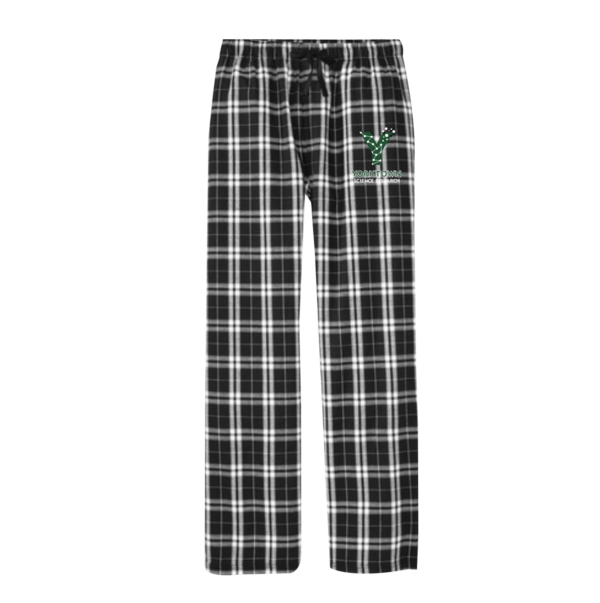 YHS District® Flannel Plaid Pant in Black