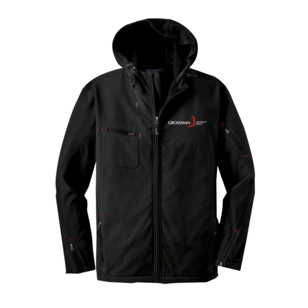 Grossman Autos - Port Authority® Textured Hooded Soft Shell Jacket
