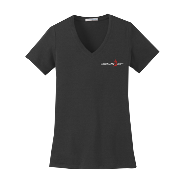 Grossman Autos - Port & Company ® Ladies Tri-Blend V-Neck Tee