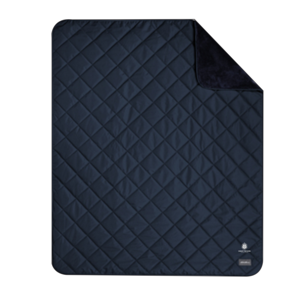 CKS - Eddie Bauer Quilted Insulated Fleece Blanket, Navy