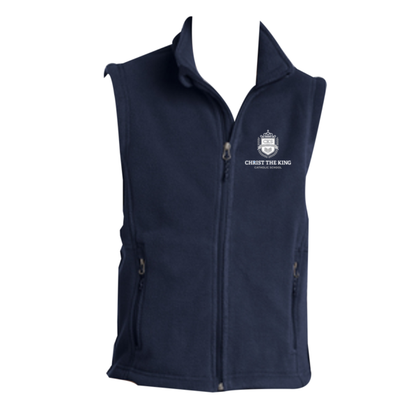 CKS - Youth Fleece Vest, Navy