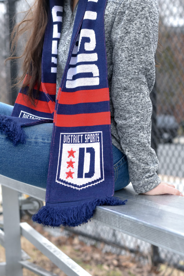 District Sports Keep Soccer Local Knit Scarf