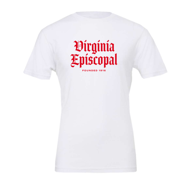 VES - Bella Canvas Tee - Virginia Episcopal Founded Logo*