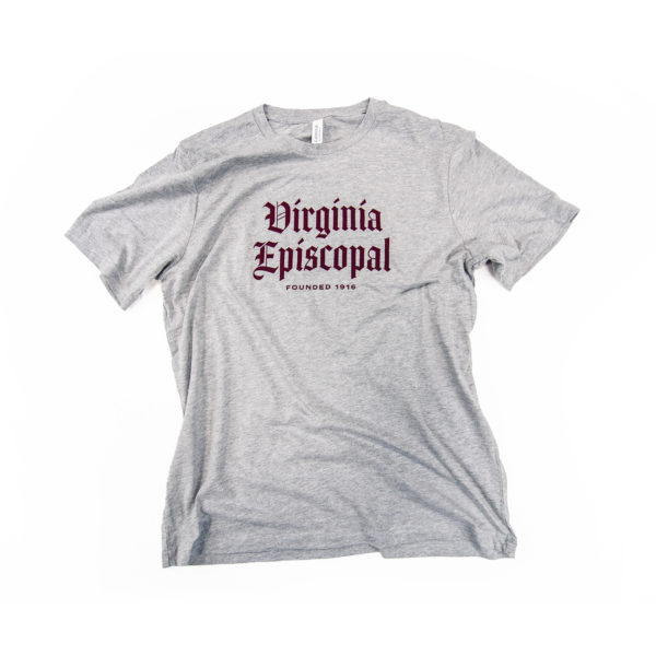 VES - Bella Canvas Tee - Virginia Episcopal Founded Logo*