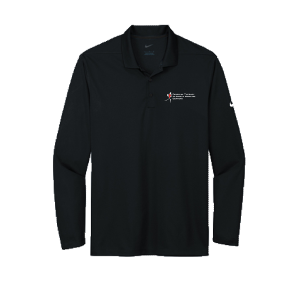 PTSMC Nike Dri-FIT Micro Pique 2.0 Long Sleeve Polo (screen printed)