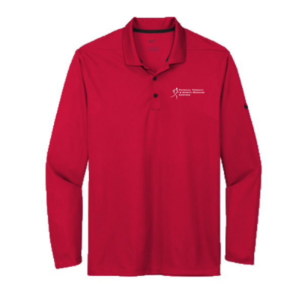PTSMC Nike Dri-FIT Micro Pique 2.0 Long Sleeve Polo (screen printed)