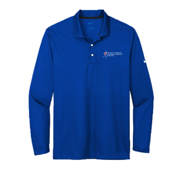 PTSMC Nike Dri-FIT Micro Pique 2.0 Long Sleeve Polo (screen printed)