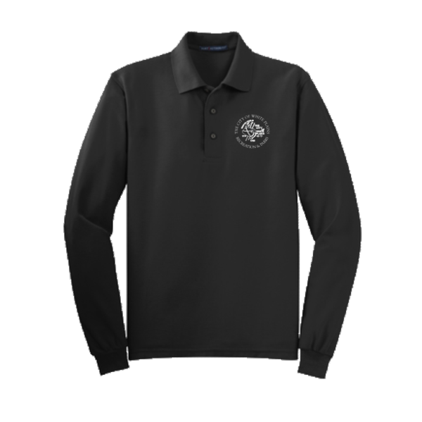 WHITE PLAINS - Port Authority® Silk Touch™ Long Sleeve Polo