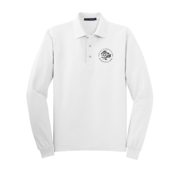 WHITE PLAINS - Port Authority® Silk Touch™ Long Sleeve Polo
