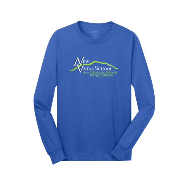 NEW VISTAS SCHOOL - Port & Company® Long Sleeve Core Cotton Tee