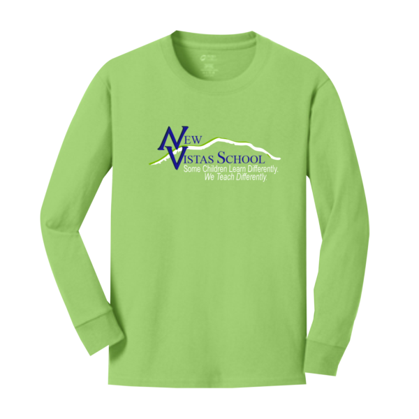 NEW VISTAS SCHOOL - Port & Company® Youth Long Sleeve Core Cotton Tee