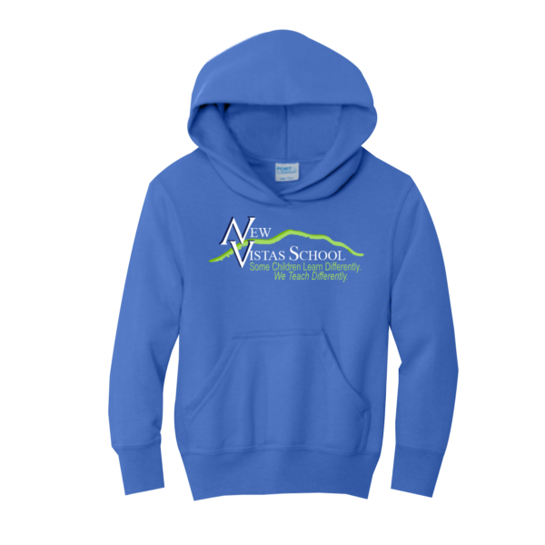 NEW VISTAS SCHOOL - Port & Company® Youth Core Fleece Pullover Hooded Sweatshirt