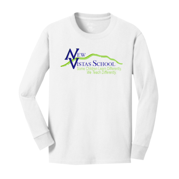 NEW VISTAS SCHOOL - Port & Company® Youth Long Sleeve Core Cotton Tee