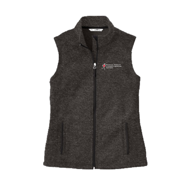 PTSMC - Ladies Port Authority® Sweater Fleece Vest (embroidered)