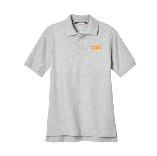 CQA I Elementary - Gray Short Sleeve Polo