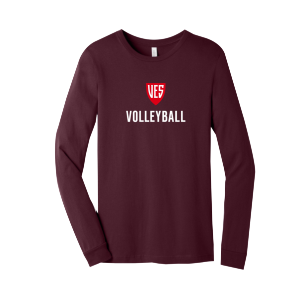 VIRGINIA EPISCOPAL VOLLEYBALL - BELLA + CANVAS - Jersey Long Sleeve Tee